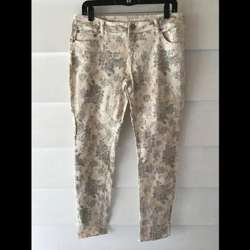 Size 13 Floral Mossimo Supply Jeans #397